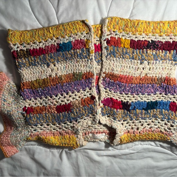 Anthropologie Mia Hand Knit Cropped Cardigan - Picture 7 of 7